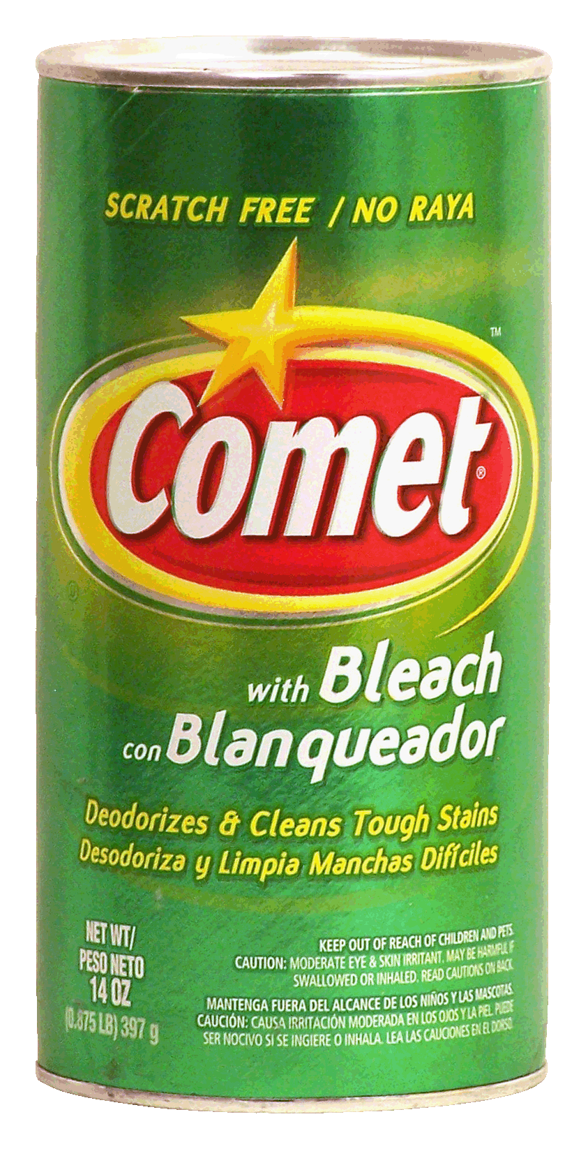 Comet  scratch free disinfectant cleanser with bleach Full-Size Picture